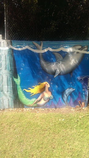 Atlantis Mermaid Mural Garden Grove Ca Pokemon Go Wiki