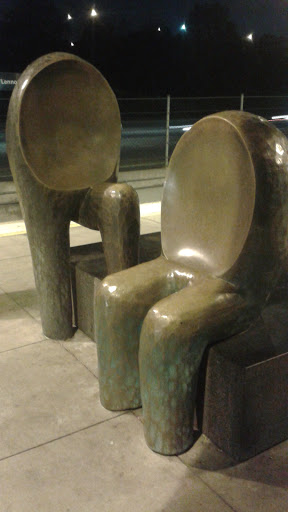 Waiting for the Rail Statues - Inglewood, CA.jpg