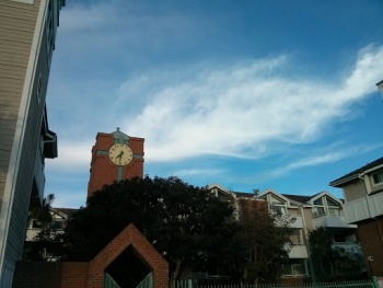 Casa Marina Village Clock Tower - Oxnard, CA.jpg