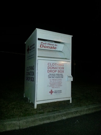 Red Cross donation box at McCabe church - Saint Petersburg, FL.jpg