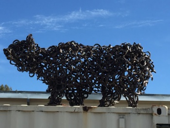 Bear Made out of Horseshoes - Ventura, CA.jpg