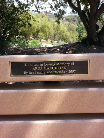 Arda Manoukian Memorial Bench - Thousand Oaks, CA.jpg
