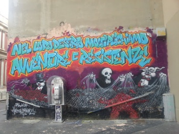 Murales Morte Al Capitalismo - Milano, Lombardia.jpg