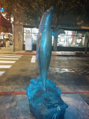 Dolphin Statue on Main Street - Santa Monica, CA.jpg