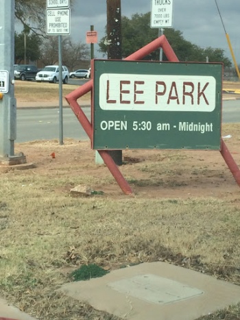 Lee Park Sign - Abilene, TX.jpg