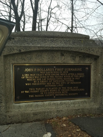 John P. Hollandâs First Submarine - Paterson, NJ.jpg