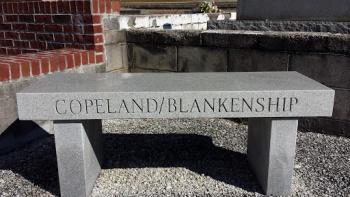 Copeland Blankenship Memorial Bench - Stockbridge, GA.jpg