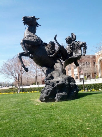 Bucking Bronco Statue - Lewisville, TX.jpg