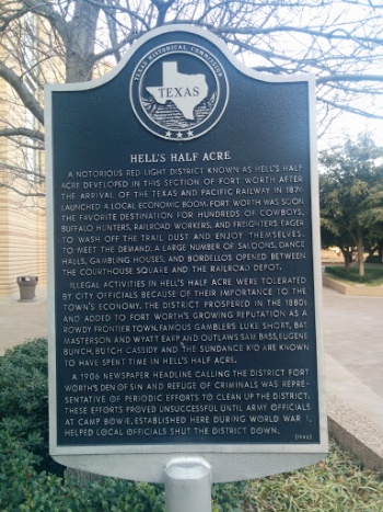 Hell's Half Acre Texas Historical Marker - Fort Worth, TX.jpg