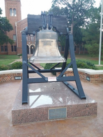 Liberty Bell Replica At MSU - Wichita Falls, TX.jpg
