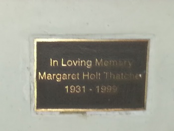 Margaret Thatcher Memorial Bench 1931-1999 - Irvine, CA.jpg