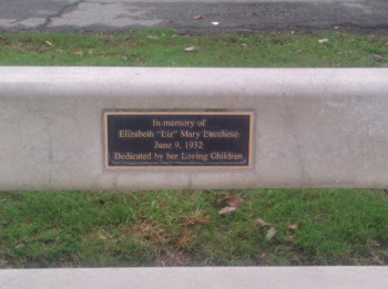 Elizabeth Mary Lucchese Memorial Bench - Huntington Beach, CA.jpg