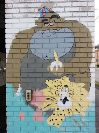 Gorilla Eating a Banana Mural - Calgary, AB.jpg