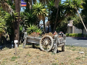 Old Wooden Wagon Wheel - Vallejo, CA.jpg