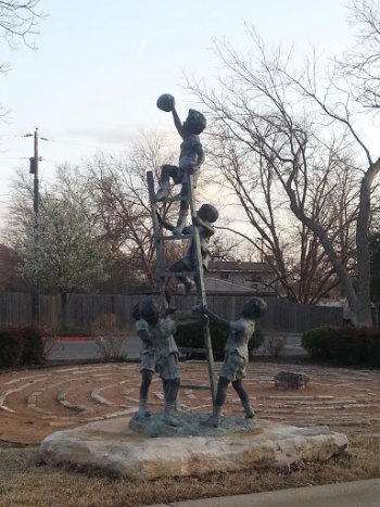 Children Climbing Ladder Statue - Round Rock, TX.jpg