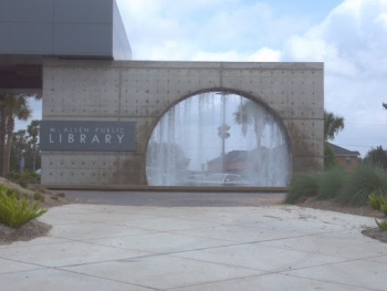 Waterfall at McAllen Library - McAllen, TX.jpg