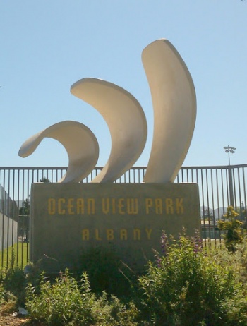 Wave Sculpture At Ocean View Park - Albany, CA.jpg