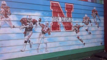 Nebraska Husker Football Mural Omaha Ne Pokemon Go Wiki