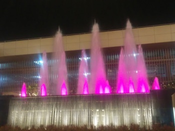 Fountain At Arrivals Gate At Terminal 2 - Mumbai, MH.jpg