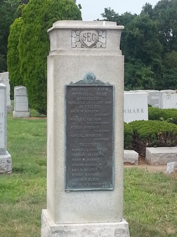 South End Club Memorial Park Assoc Monument - Woodbridge Township, NJ.jpg